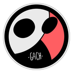 Gach OU logo Gach logo, a round skull-mask emblem with the Gach wordmark